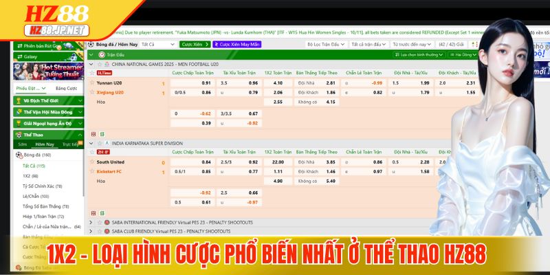 1x2 - Loại hình cược phổ biến nhất ở Thể thao HZ88